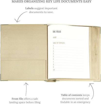 The Life Book Document Organizer