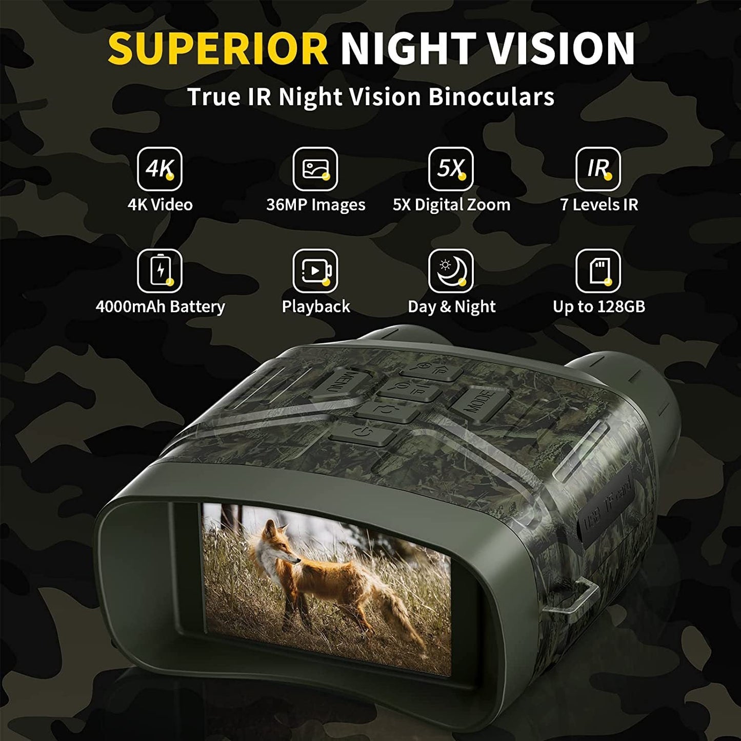 UltraClear Night Vision Binoculars